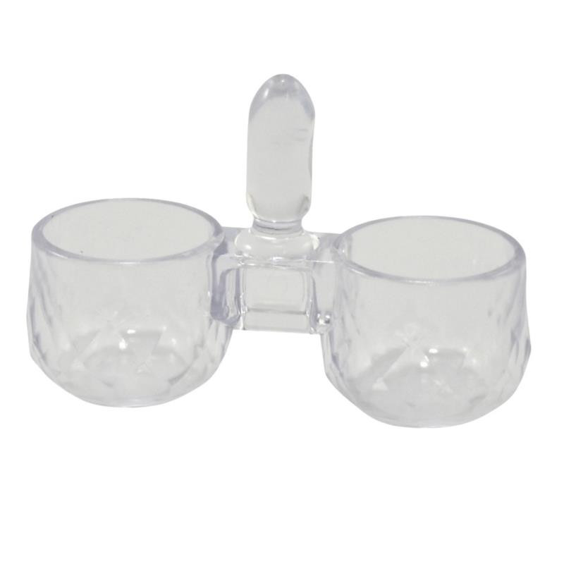 Przyprawnik plastikowy dwojaczek kryształ